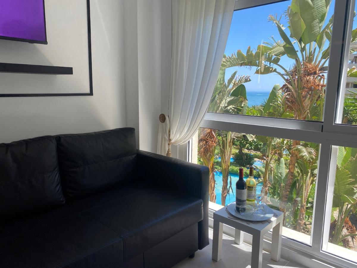 Modern Sea View Studio In Benal Beach Benalmádena Exterior foto